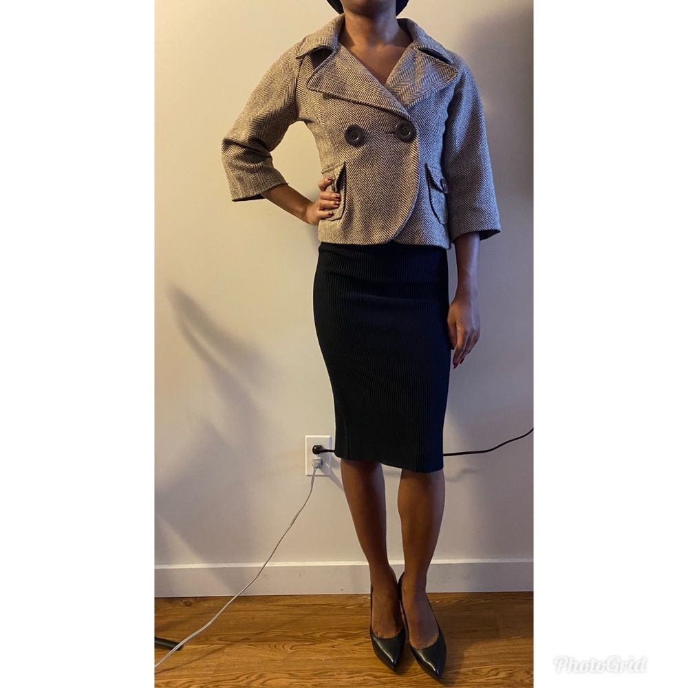 Brown Tweed Coat